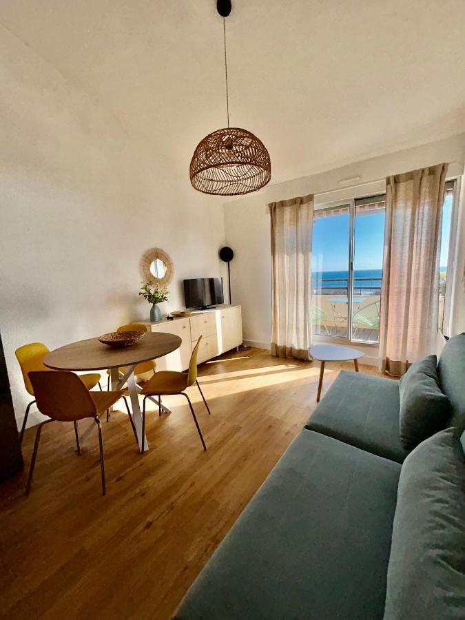 Superbe T2 Avec Terrasse Et Vue Su Mer Quartier Des Quilles A Сет Екстериор снимка